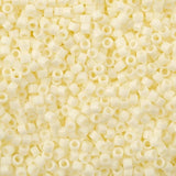 11/0 Delica Bead #2401 Opaque Light Cream Luster 5.2g