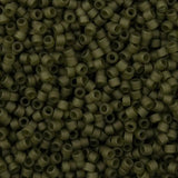 11/0 Delica Bead #2404 Matte Olive 5.2g