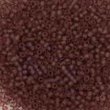 8/0 Toho Seed Beads #6BF Tr Frosted Med Amethyst 8-9g Vial