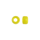 Mini Crow/Pony Beads Opaque Yellow 1000/pk