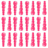 Stacked Fishing Beads Opaque Pink 50/pk