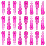 Stacked Fishing Beads Fuchsia 500/bag