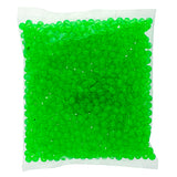 Round Plastic Beads 6mm Transparent Fluorescent Green 1000/pk