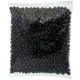 Round Plastic Beads 6mm Opaque Black 1000/pk