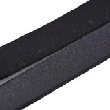 Faux Leather Lace 10mm Black 1m
