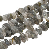 Labradorite Chips 5-8mm (Natural) 31.5" Strand