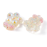 Resin Cabochons Flower Pearl Pink 4/pk