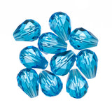 K9 Glass Teardrop Beads 10x8mm Capri Blue 10/pk