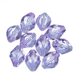 K9 Glass Oval Beads 11x8mm Light Violet 10/pk