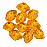 K9 Glass Oval Beads 13x10mm Red Topaz 10/pk