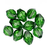 K9 Glass Oval Beads 13x10mm Erinite 10/pk