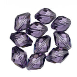 K9 Glass Oval Beads 13x10mm Tanzanite 10/pk
