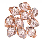 K9 Glass Oval Beads 13x10mm Padparadscha 10/pk