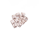 K9 Glass Cube Beads 4mm Padparadscha 10/pk