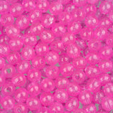 Round Plastic Beads 5mm Glow Pink Approx 1000/Bag