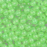 Round Plastic Beads 5mm Glow Green Approx 1000/Bag
