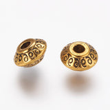 Metal Saucer Beads 7mm Antique Gold 10/pk