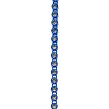 Plastic Rhinestone Banding 2.4mm Royal Blue/Crystal 10yd/pk
