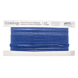 Plastic Rhinestone Banding 2.4mm Navy/Sapphire 10yd/pk
