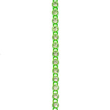 Plastic Rhinestone Banding 2.4mm Mint/Crystal 10yd/pk