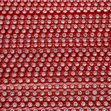 Plastic Rhinestone Banding 2.4mm Red/Crystal 10yd/pk