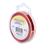 Artistic Wire 18g Red 10yd