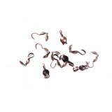 Crimp Cover with Loop Antique Copper 100/pk