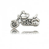 Motorcycle Metal Pendant 14x24mm 5/pk