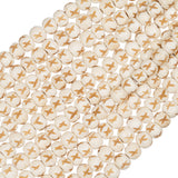 Bone Carved Beads 8mm Antique Ivory 24/Strand