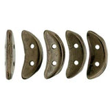 *Czech Crescent Beads Dark Bronze 5g Vial