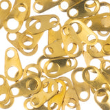Gold Chain End Tabs 50/pk