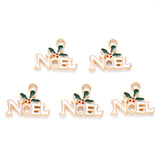 Noel Metal Charm 15x19mm 5/pk