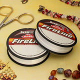 Fireline Beading Thread 8lb Crystal 50yd