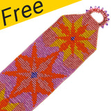 Fire Bracelet Project - Using Delica Beads on a Loom or Peyote Stitch