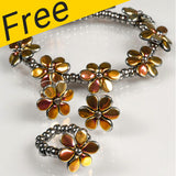 Flowering Meadow Project - Flowers Made Using Preciosa Pip Beads