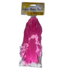 Goose Feathers 5-7" Pink 6g