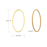 Link Oval Ring 30x16mm Gold 20/pk