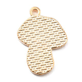 Mushroom Enamel Pendant 24x16mm 5/pk