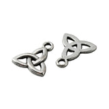 Celtic Trinity Knot Metal Charm 5/pk