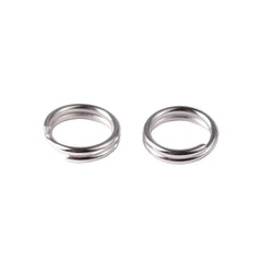 Split Rings 6mm Silver 20g