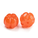 Pumpkin Resin Beads 13mm Orange 10/pk