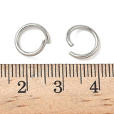 Jump Rings 10mm Round 18g Stainless Steel 100/pk