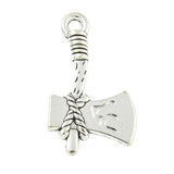 Axe Metal Pendant 28x17mm 5/pk