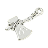 Axe Metal Pendant 28x17mm 5/pk