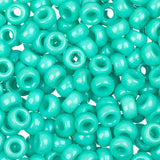 Mini Crow/Pony Beads Opaque Turquoise Green (New Shape) 1000/pk