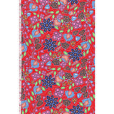 Cotton Fabric Heal MMIW Floral Red - Half Yard