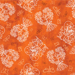 Cotton Fabric Truth & Reconciliation Flame - Half Yard