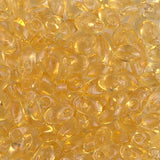 Long Magatama Beads #132 Light Topaz 8.5g