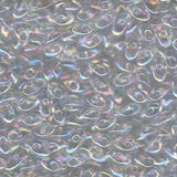Long Magatama Beads #250 Crystal AB 6g