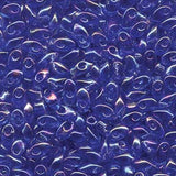 Long Magatama Beads #261 Light Sapphire AB 6g